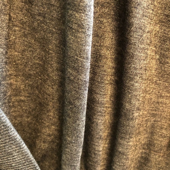 1970s Neumann-Marcus Faux Wrap Dress Gray - Picture 7 of 14